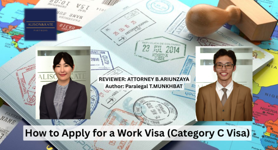 How to Apply for a Work Visa (Category C Visa)
